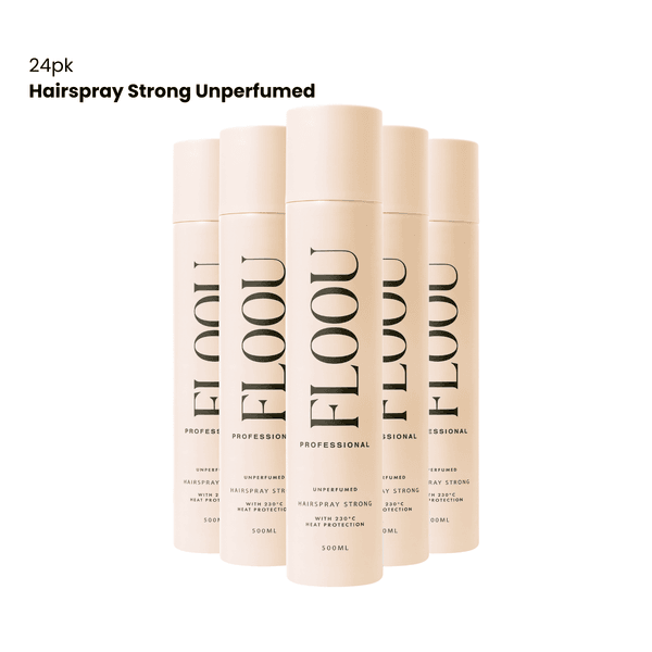 Hovedbilde FLOOU Hairspray Strong Unperfumed 500 ml 24 pk
