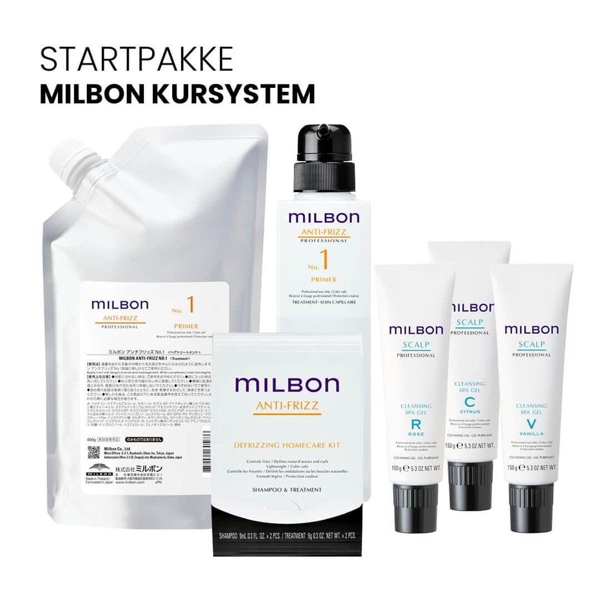 Milbon Kursystem Startpakke
